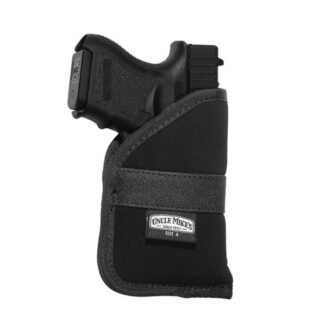 Michaels of Oregon Uncle Mike's Inside Pocket Holster Size 4, Ambidextrous, Black