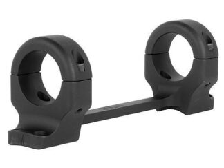 DNZ Game Reaper 1-Piece Scope Mount W/ Rings for Browning X-Bolt Long Action, 30mm, Med, Black