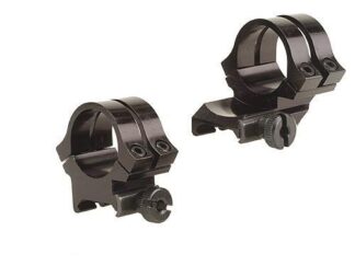 Weaver Quad Lock Detachable Scope Rings 1 in High Extension, Black