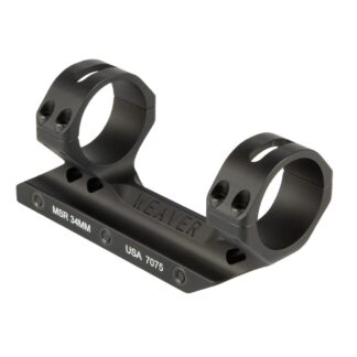 Weaver Premium MSR 34mm Forward Cantilever Scope Mount, Matte Hardcoat Black