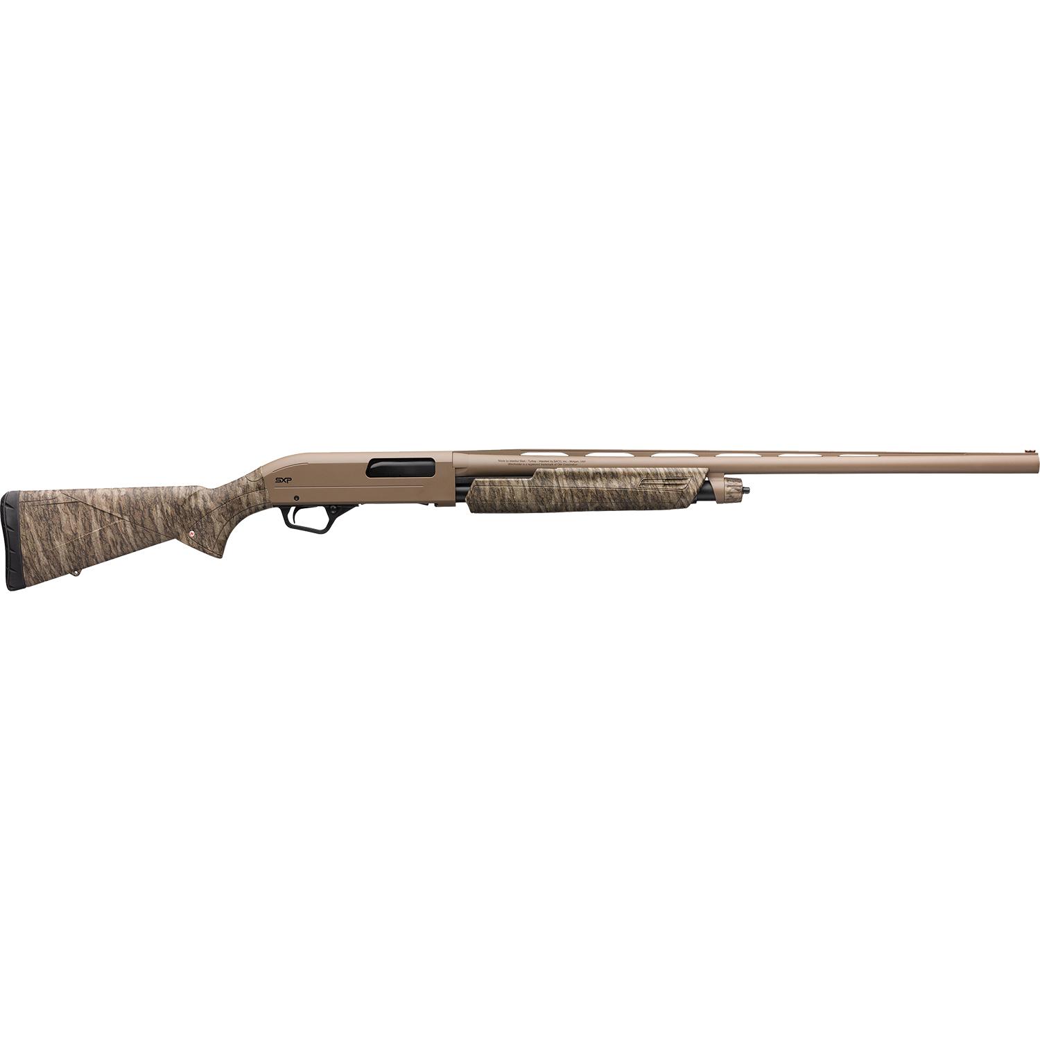 Winchester SXP Hybrid Hunter 12 Gauge Pump-Action Shotgun, 28 in Barrel, 4+1 Rounds, Mossy Oak Bottomland/FDE