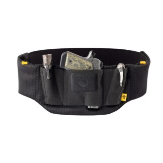 Mission First Tactical Belly Band Holster, Fits 26-52 in Waist, Black, Ambidextrous