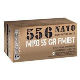 Fiocchi Shooting Dynamics 5.56X45 NATO 55 gr FMJ