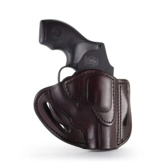 1791 Gunleather Revolver Thumbreak Belt Slide Holster Classic Brown RH J Frame