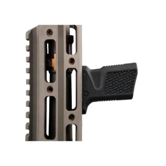 Q LLC Bootleg Vertical Grip with Q-Sert Mount, Low-Profile Polymer