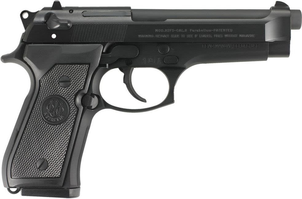 Beretta M9 9mm 4.9 in Black