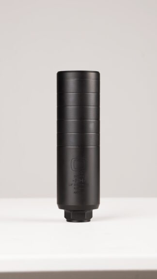 Q Lil' Drop Kick 6.5 Creedmoor Suppressor, 5/8x24, Black Melonite Finish