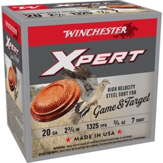 Winchester Xpert 20 Gauge 2.75 in #7 Steel Shot 3/4 oz 25 Rounds