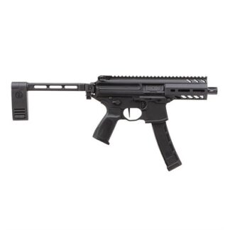 MPX K PCB 9MM LUGER 4.5'' BBL (1)35RD MAG BLACK WITH BRACE