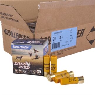 Challenger Ammo Long Bird 20 Gauge 2-3/4 in 1 oz #7.5 Shot 1250 fps