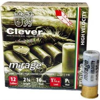 Clever T3 HV Game Loads 12 Gauge 2-3/4 in 1-1/4 oz #6 Shot 25 Rounds