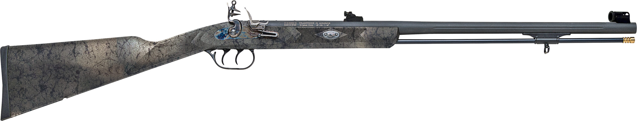 Turner Fabrications .50 Black Powder PA Pellet Flintlock Flintlock with Peep Sights