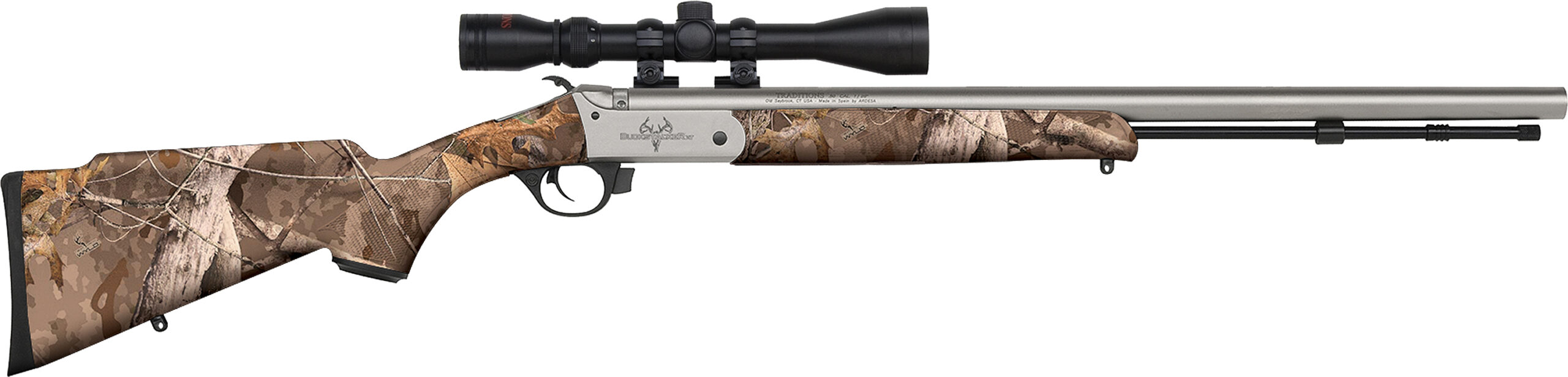 Turner Fabrications Buckstalker XT Break-Action .50 Cal Muzzleloader 24 in, Wyld Camo