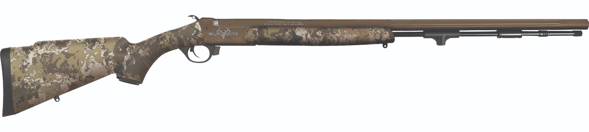 Turner Fabrications Pursuit XT .50 Cal 26" Break Action Muzzleloader, Veil Wideland Camo