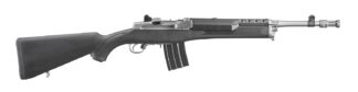 Ruger Mini-14 Semi-Auto .223 Rem/5.56 NATO 16.1 in Matte Stainless, 20-Round, 2 Magazines