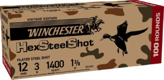 Winchester 12 Gauge STLHEX Shotgun Shells, 100 Rounds