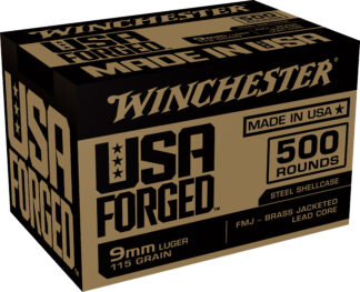 Winchester 9mm 115 gr FMJ Steel 500 rd
