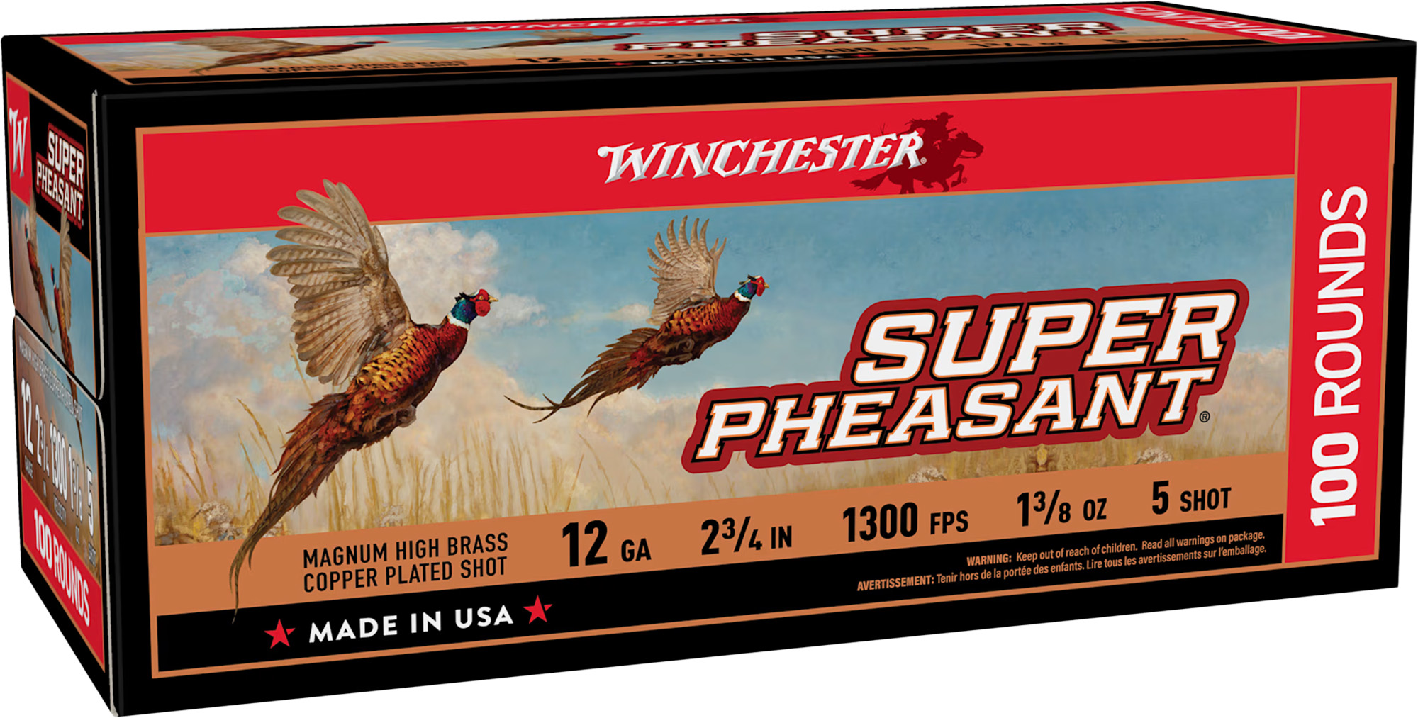 Winchester 12 Gauge Shotshells 100 Rounds Per Box