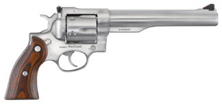 Ruger 5041 Redhawk  Large Frame 44 Special/44 Rem Mag 6rd, 7.50" Satin Stainless Steel Barrel, Dual Chambered Satin Stainless Cylinder & Frame, Hardwood Grip