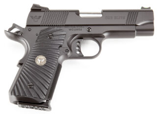 Wilson Combat CQB Elite Compact .45 ACP Single-Action Pistol, 4 in Barrel, 7+1, Black Serrated
