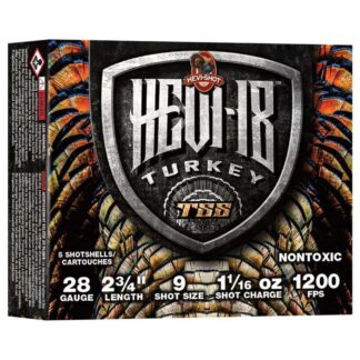Hevishot Hevi-18 TSS Turkey 28 Gauge 2 3/4 in #9 1-1/16 oz 5 Rounds
