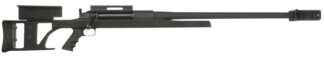 ArmaLite 50A1BGGG AR-50  50 BMG 1rd 30" Black Phosphate Heavy Barrel, Black Hard Coat Anodized Receiver, Black V-Shaped Stock, Optics Ready