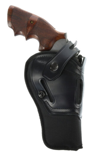Galco SR43B Switchback Belt Slide Holster, Black Leather, Ambidextrous, OWB
