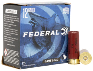 Federal Game Load 12 Gauge 2.75 in Hull #7.5 1 oz Shot 25 Rounds
