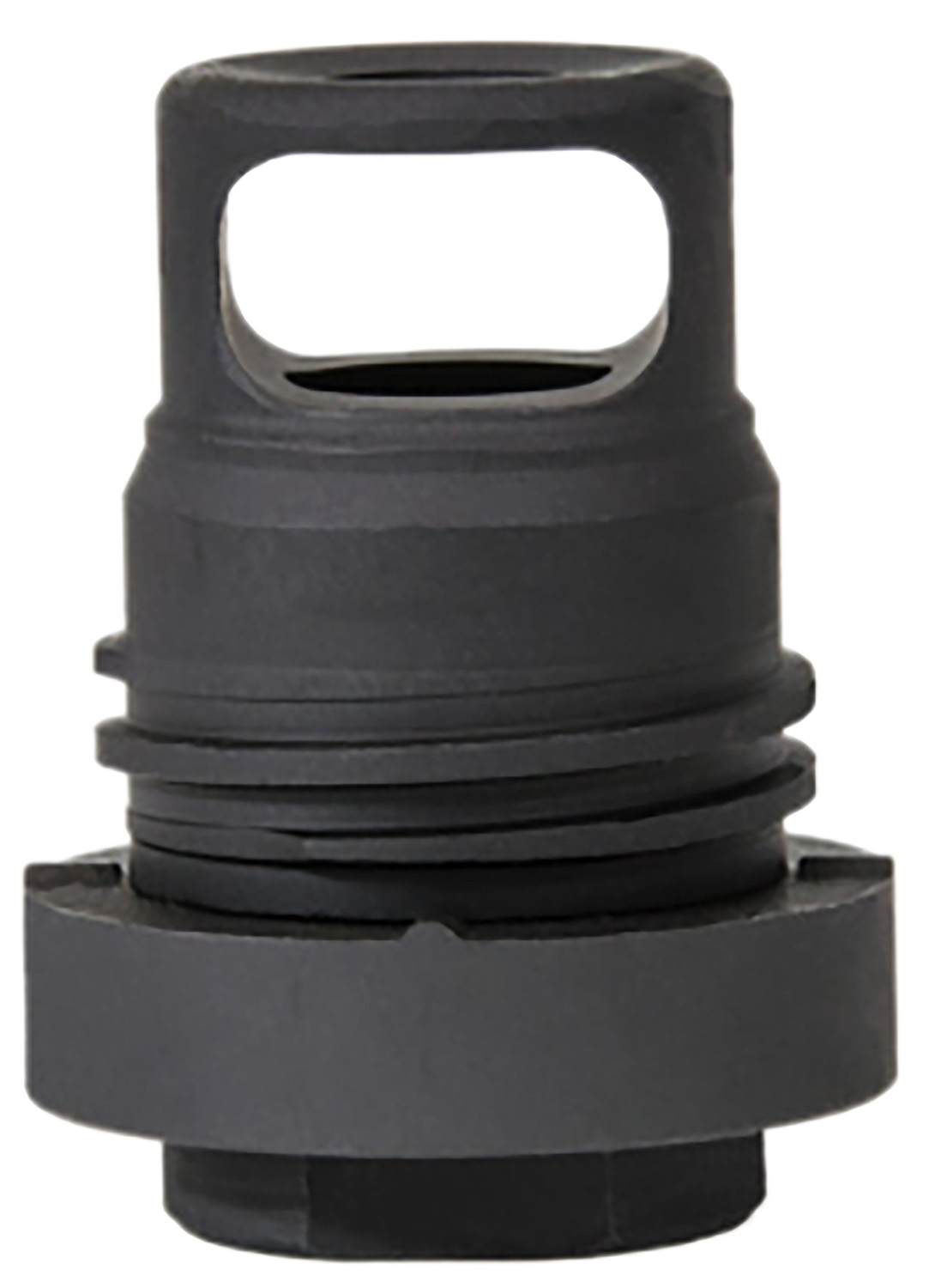 Yankee Hill 3102-1MB-28A Mini Phantom Q.D. Muzzle Brake Black Melonite Steel with 1/2"-28 tpi Threads & 1.60" OAL for 5.56x45mm NATO AR-Platform