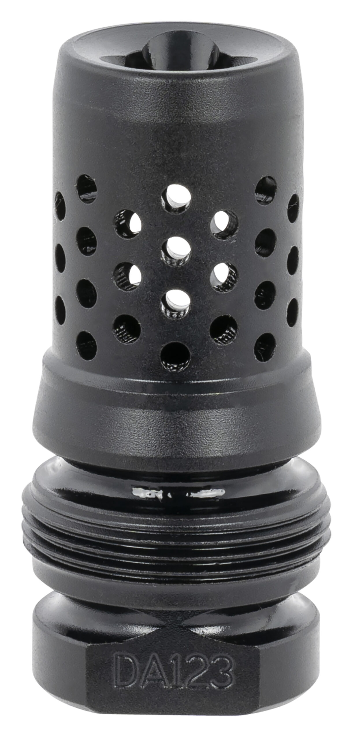 Dead Air Silencers Xeno Brake 1/2"-28 Tpi, Black Nitride 4140 Steel Muzzle Brake