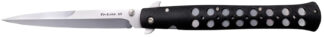 Cold Steel CS26SXP Ti-Lite 6 in Folding Spear Point Knife, AUS-8A Stainless Blade, Black Zy-Ex Handle