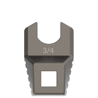 Real Avid Master-Fit Wrench 1/2 in Drive Crowfoot, 6.6 in Length, Titanium-Coated Stainless Steel