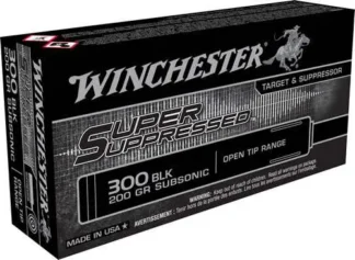 WINCHESTER SUPER SUPPRESSED 300BLK 200G SUBSONIC 20RD BX 200RD CASE