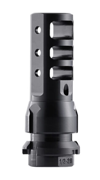 Dead Air Silencers KeyMount Muzzle Brake 1/2-28 Thread Pitch (.223 Rem/5.56 NATO) Black Steel