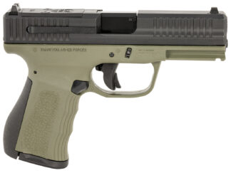 FMK FMKG49OD G3  9mm Luger 14+1 4" Stainless Steel Barrel, Black Optic Cut/Serrated Carbon Steel Slide, OD Green Polymer Frame w/Picatinny Rail, Black Backstrap Grip