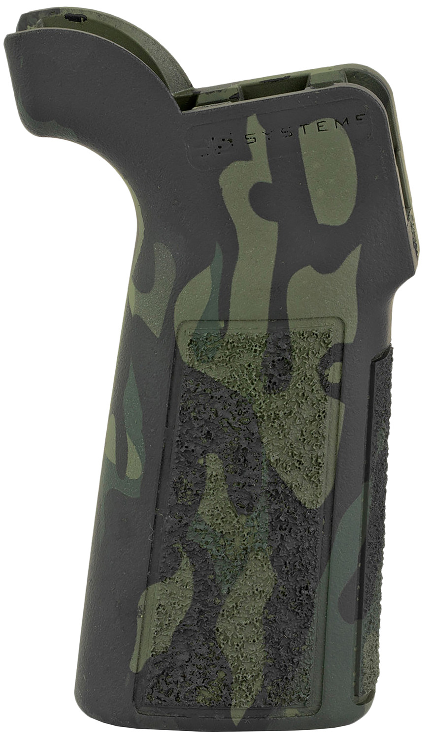 B5 Systems PGR1426 Type 23 P-Grip Black Multi-Cam Polymer, Aggressive Textured, Fits AR-Platform