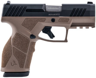 Taurus 1-GX2931B GX2 9mm Luger 13+1 3.37" Matte Stainless Steel Barrel, Matte Black Serrated Stainless Steel Slide, Brown Polymer Frame w/Picatinny Rail, Polymer Grip