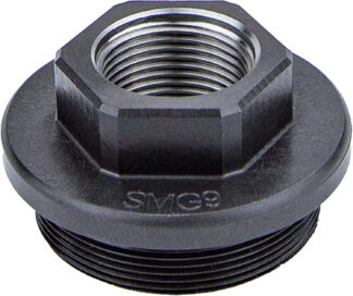 Kgm Suppressors A-SMG9-DTA-S-4 SMG9 Direct Thread Adapter Black Nitride Steel M13.5x1 LH Threads