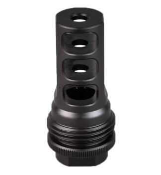 SilencerCo ASR 3-Port Muzzle Brake .30 Cal, 9/16x24 RH, Black Nitride Finish