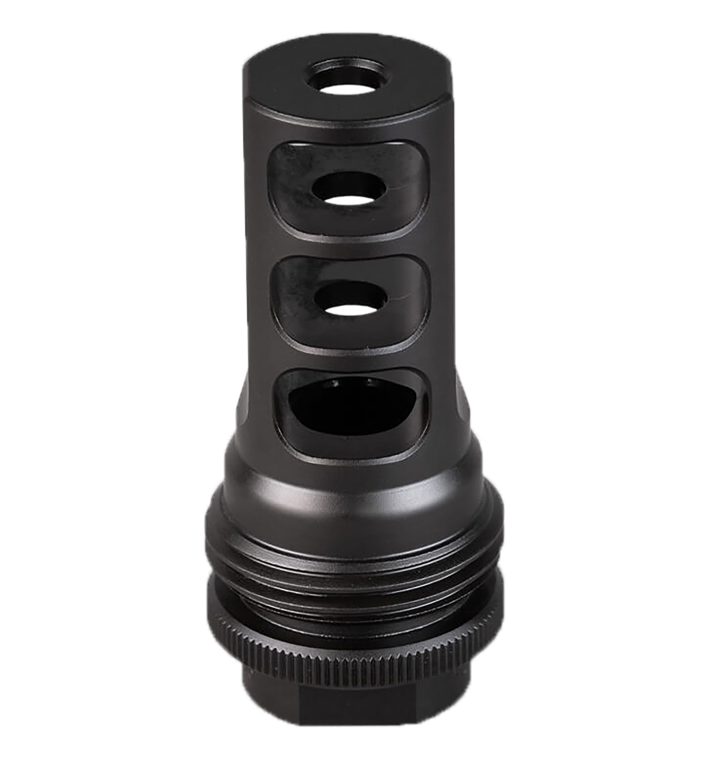 SilencerCo ASR 3-Port Muzzle Brake .30 Cal, 9/16x24 RH, Black Nitride Finish