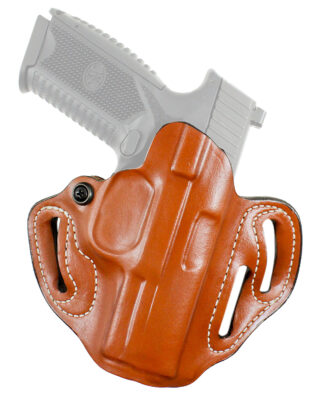 DeSantis Speed Scabbard OWB Tan Leather Holster for S&W Shield X (Right Hand)