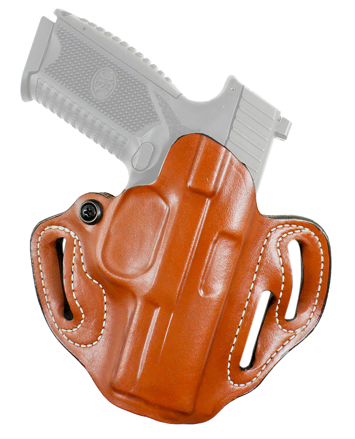 DeSantis Speed Scabbard OWB Tan Leather Holster for S&W Shield X (Right Hand)