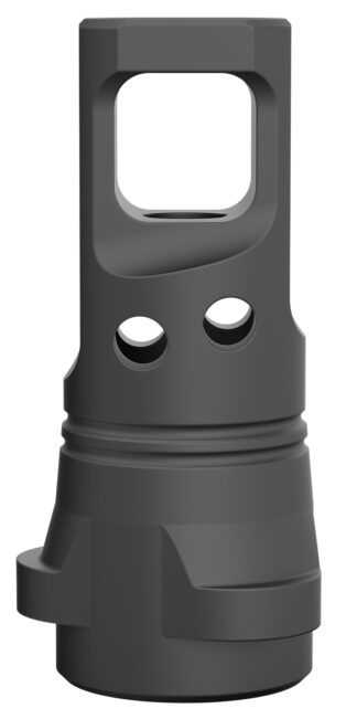 Breek Arms Echo Single-Port Muzzle Brake 1/2"x28 Threads .223/5.56 NATO Black Nitride Steel