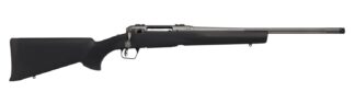 Savage Arms 33015 110 Trail Hunter Lite V2 Full Size 270 Win 4+1 20" Black Fluted Barrel, Black Carbon Steel Drilled & Tapped Receiver, Black Hogue OverMolded Synthetic Stock, Right Hand