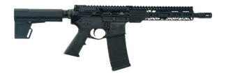 Faxon Firearms FXSPT3B105GA9 Sport  300 Blackout 30+1 10.50" Salt Bath Nitride Threaded Barrel, Aluminum Receiver w/Picatinny Rail, M-LOK Handguard, Black Polymer KAK Shockwave Pistol Brace, A2 Style