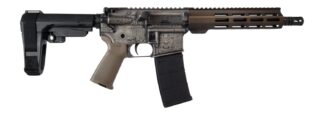 Shark Coast Tactical Viking 5.56 NATO AR Pistol, 10.5 in, 30+1, Black Nitride