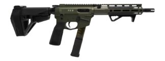 Freedom Ordnance FX9P Elite 9mm Semi-Auto 10 in Barrel OD Green Anodized Receiver W/ SBA5 Brace