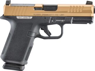 Ruger RXM 9mm Semi-Auto 4 in Night Sight Front Only Optic-Ready Copper PVD/Black Polymer