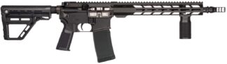 Patriot Ordnance Factory 02548 P-15 Base SMU 300 Blackout 30+1 13.75" Black Nitride Match Grade Barrel, Black Anodized Aluminum Receiver w/Picatinny Rail, M-LOK Handguard, Black Amend2 Adjustable Poly