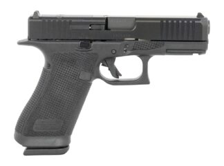 Glock U64550201 G45 Gen6 Crossover Frame 9mm Luger 10+1 4.02" Black GMB Barrel, Black nDLC Steel Optic Ready/Serrated Slide, Black Polymer Frame w/Accessory Rail, Interchangeable Backstrap Grip, Ambid